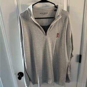 Gray Quarter-Zip Pullover